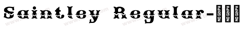 Saintley Regular字体转换